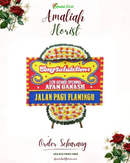 Sewa Papan Bunga Syahcame