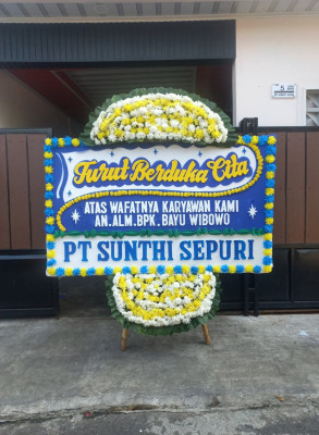 Papan Bunga Duka di Syahcame