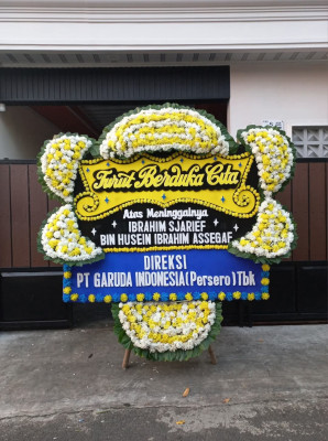 Papan Bunga Duka di Syahcame
